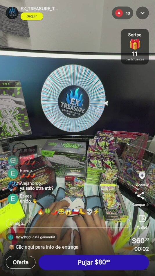 Pokémon Elite Trainer Box Ruleta