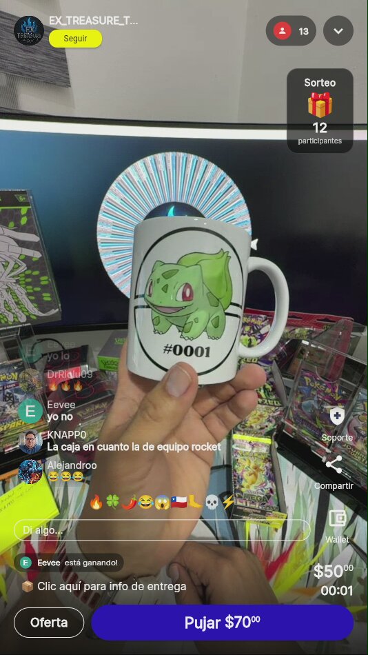Taza Pokémon Bulbasaur Coleccionable