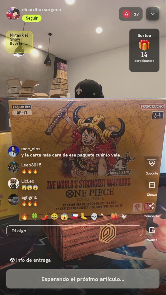 Booster Box One Piece OP-17