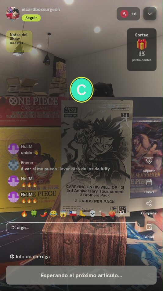 Sobre Promo One Piece 3rd Anniversary