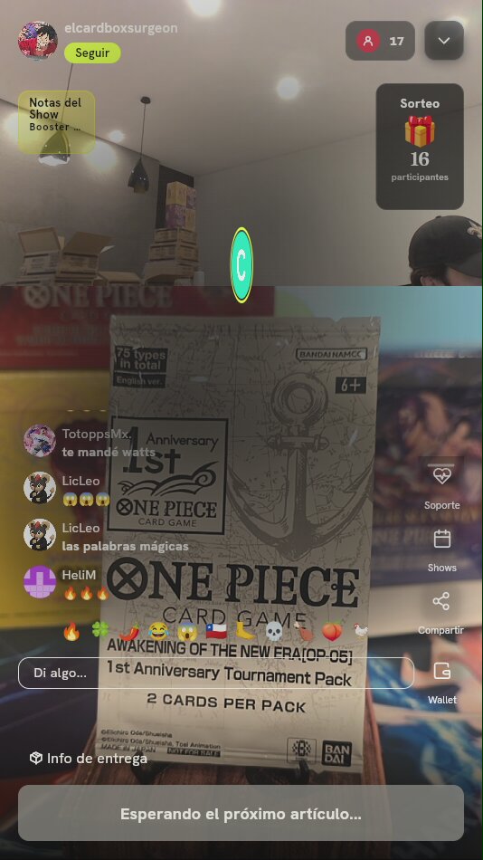 Sobre One Piece 1st Anniversary OP-05