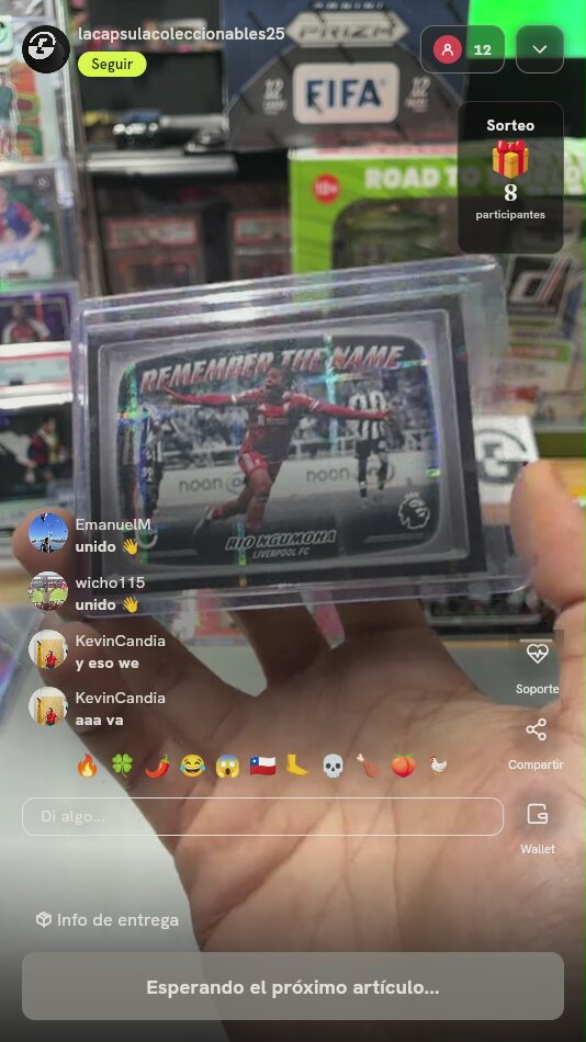 Carta Topps Premier League Rio Ngumoha