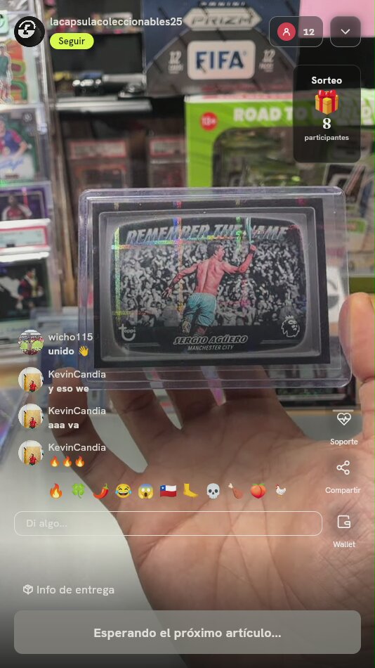 Topps Sergio Agüero Remember The Name