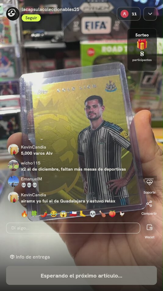 Carta Bruno Guimaraes Gold Lion Topps