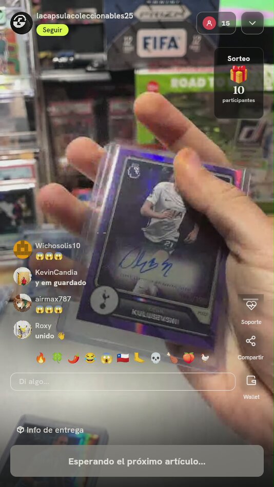 Carta Dejan Kulusevski Topps Autógrafo