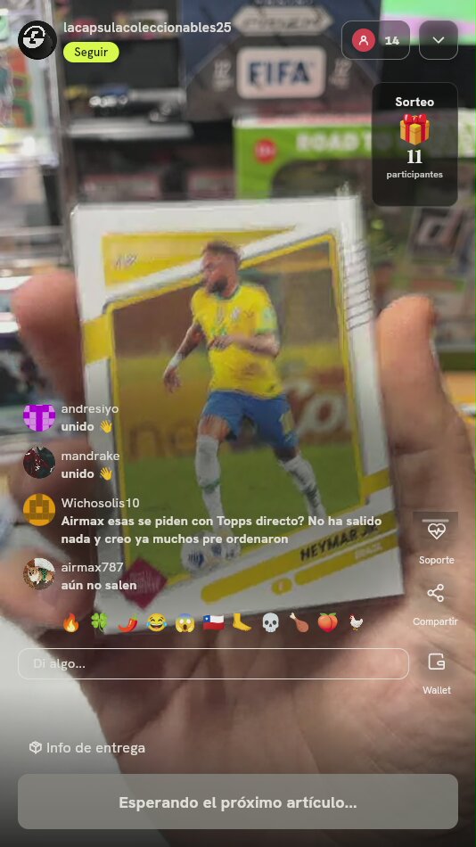 Carta Panini Donruss Neymar Jr