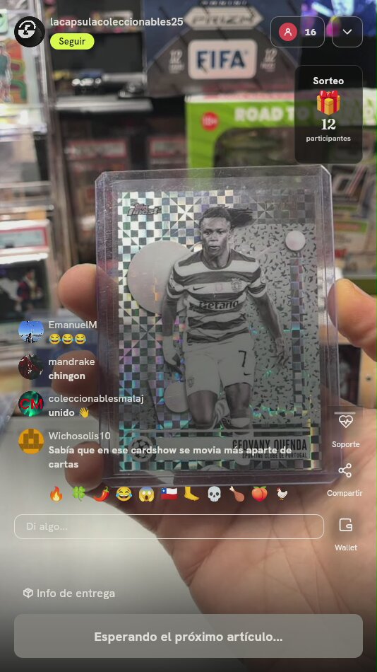 Carta Geovany Quenda Topps Finest