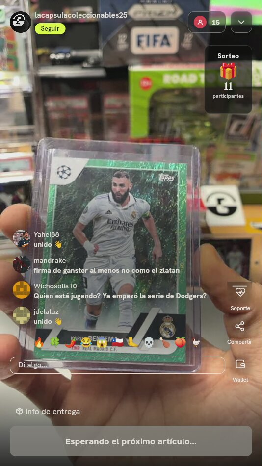 Carta Karim Benzema Topps UEFA 2022-23