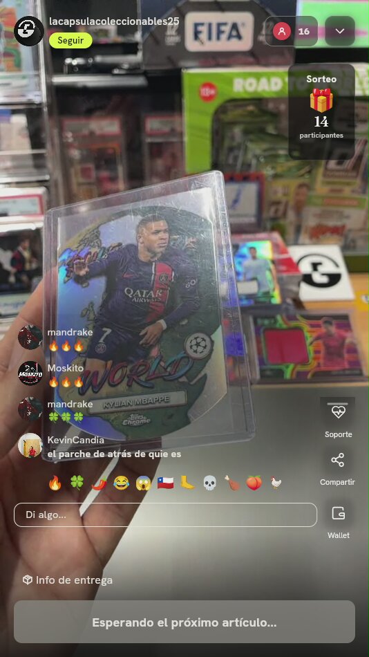 Carta Topps Chrome Kylian Mbappé