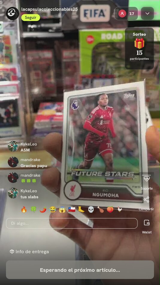 Topps Premier League Rio Ngumoha Future Stars