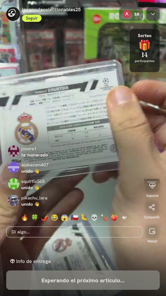 Carta Topps Thibaut Courtois Real Madrid