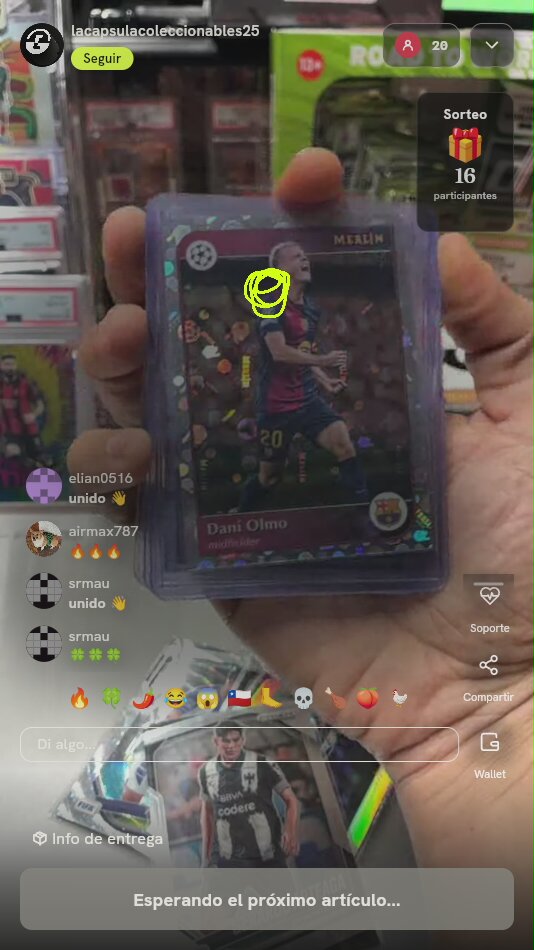 Carta Topps Merlin Dani Olmo Barcelona