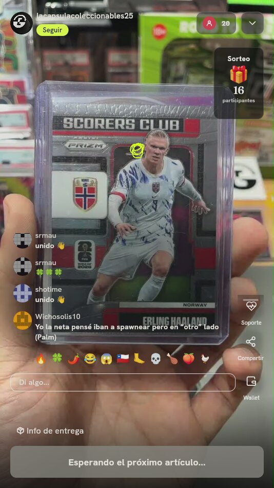Carta Erling Haaland Panini Prizm
