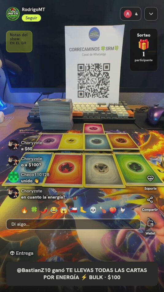 Lote Cartas de Energía Pokémon