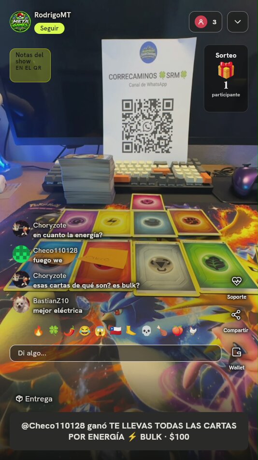 Lote Cartas de Energía Pokémon