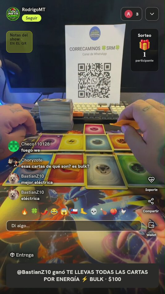 Lote Cartas Energía Pokémon
