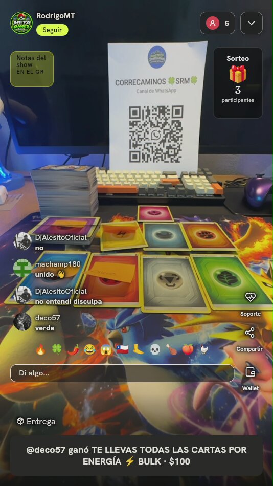 Lote Cartas Energía Pokémon