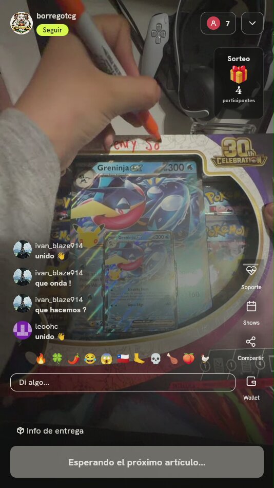 Caja Pokémon Greninja ex 30th Celebration