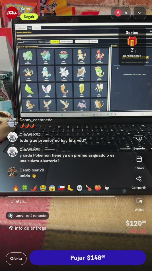 Entrada a Dinámica Pokémon TCG