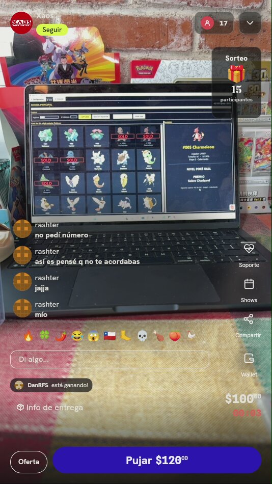 Juego Pokémon: Sobre de Charizard