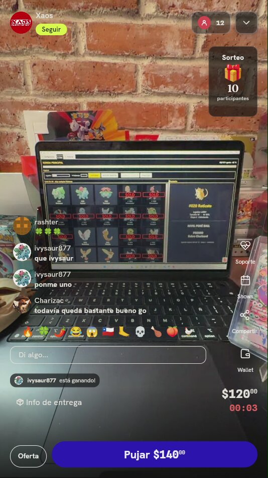 Entrada a Dinámica Pokémon TCG