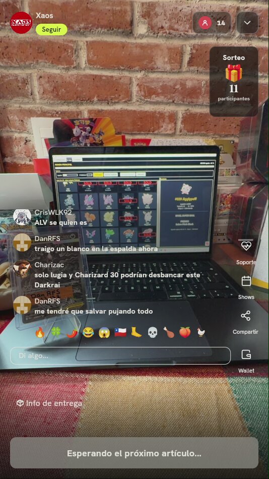 Boleto para Dinámica Pokémon TCG