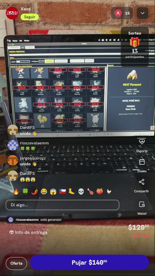 Juego Pokémon Xaos Pack Poké Ball