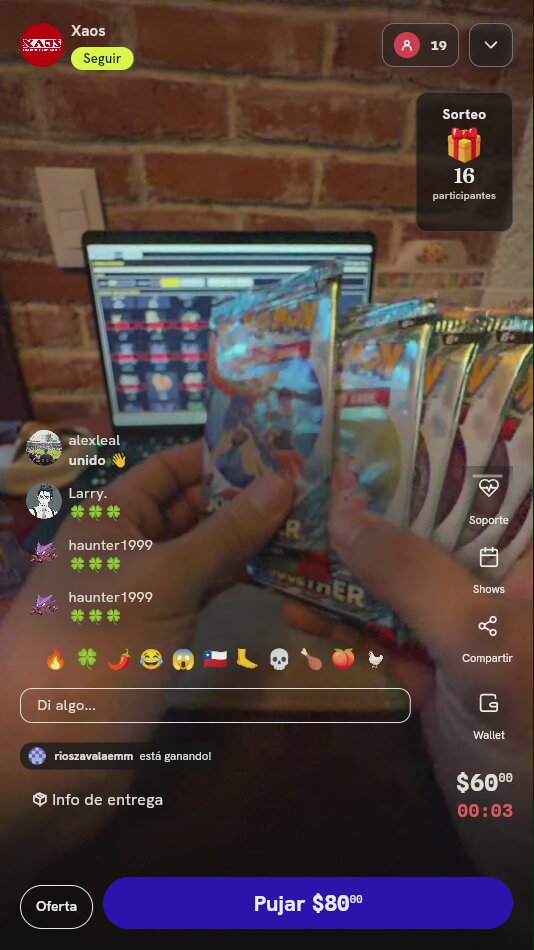 Sobre de Cartas Pokémon TCG