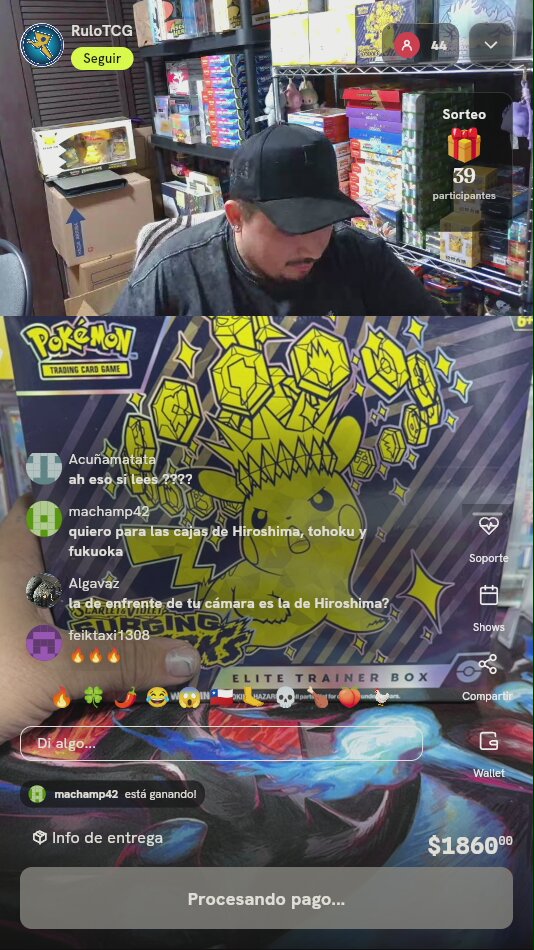 ETB Pokémon TCG Surging Sparks