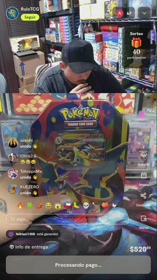 Lata Pokémon Paldean Fates Charizard ex