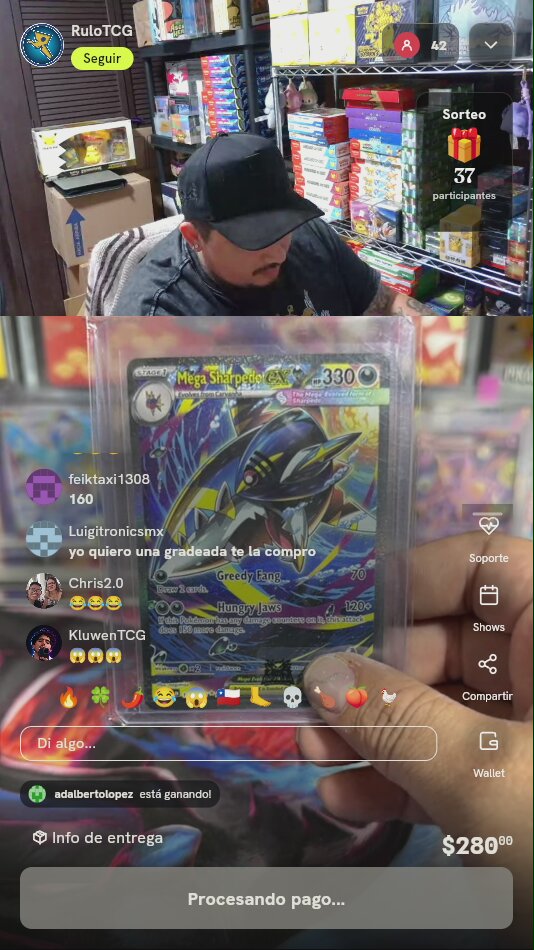 Carta Pokémon Mega Sharpedo ex