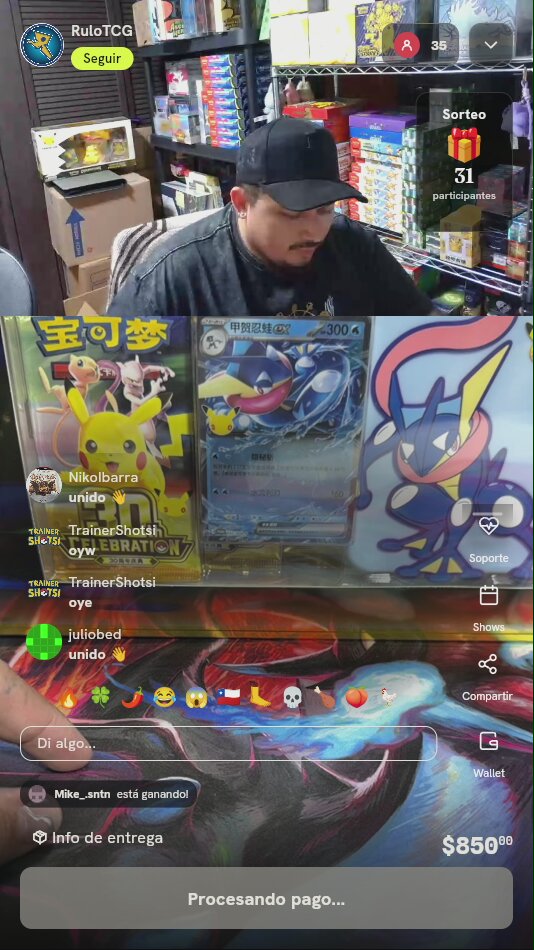 Colección Exhibición Greninja ex Pokémon