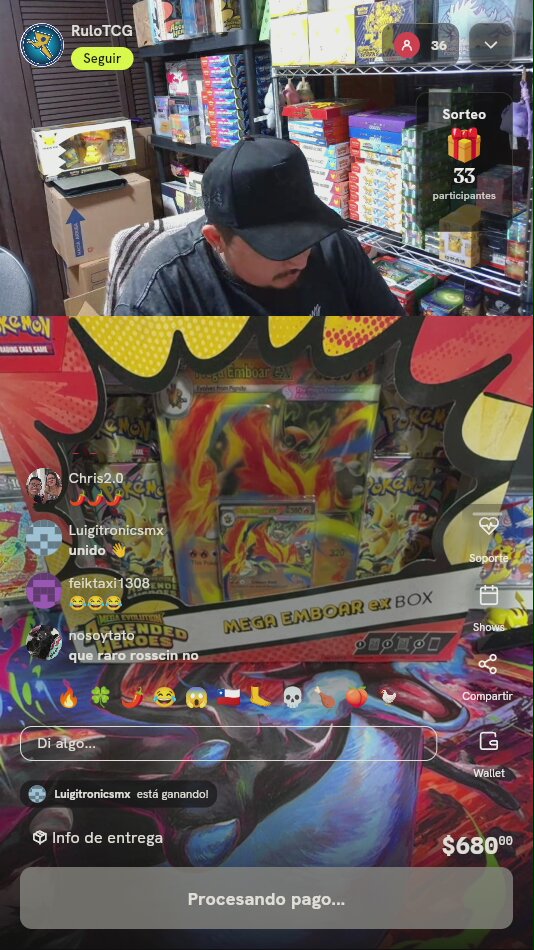 Caja Pokémon Mega Emboar ex