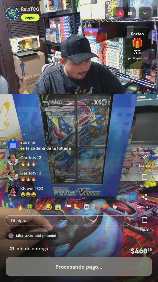 Caja Pokémon Greninja V-UNION