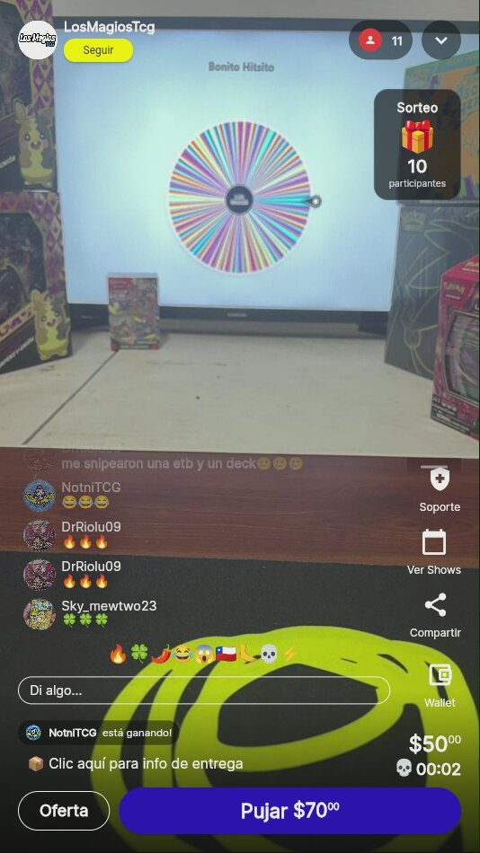 Pokémon TCG Ruleta de la Suerte