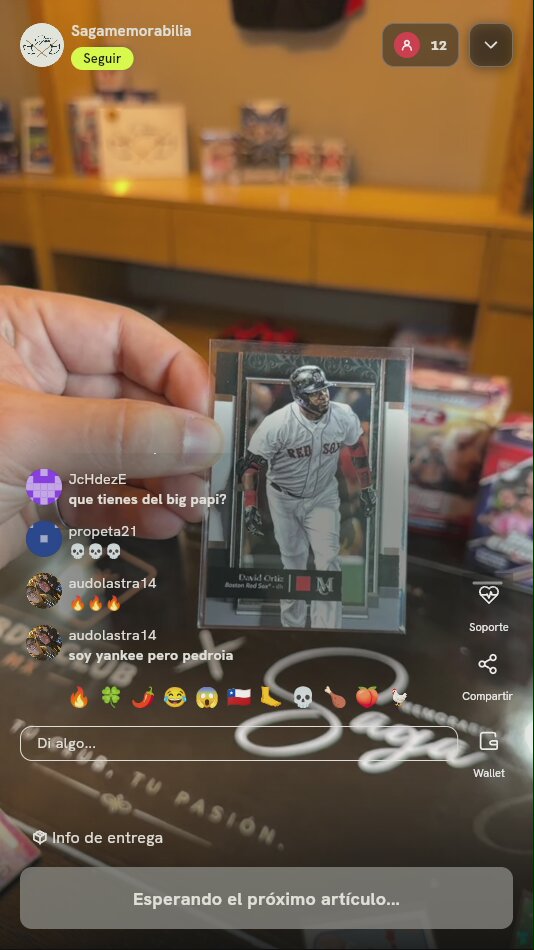 Carta Topps Museum David Ortiz