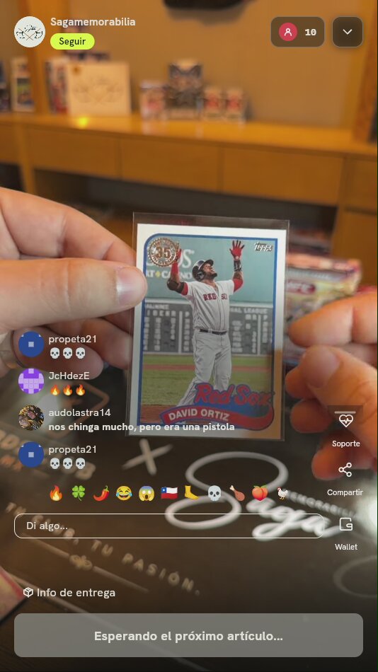 Carta Topps 2024 David Ortiz