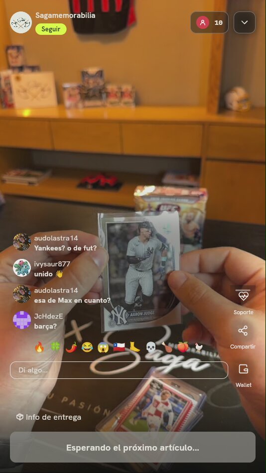 Tarjeta Aaron Judge Bowman Chrome