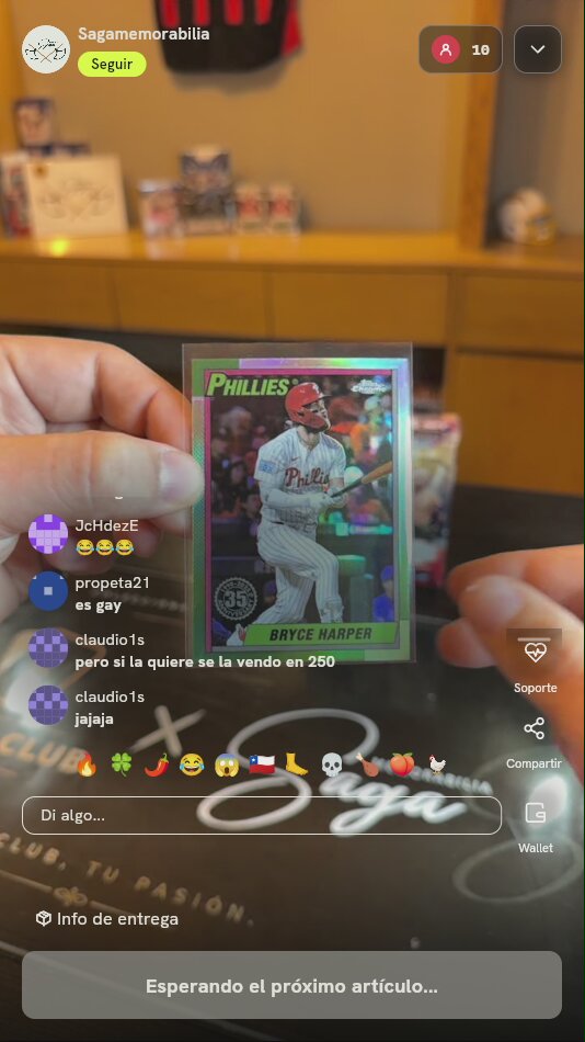 Carta Bryce Harper Topps Chrome 1989