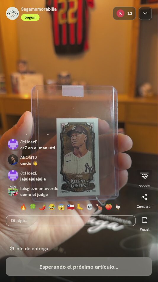 Carta Mini Aaron Judge Allen & Ginter