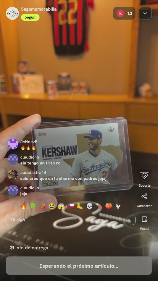 Carta Topps 2022 Clayton Kershaw