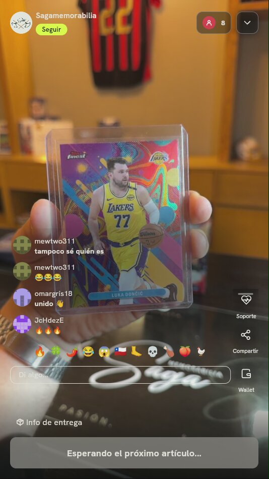 Tarjeta Luka Dončić Topps Finest 2025-26