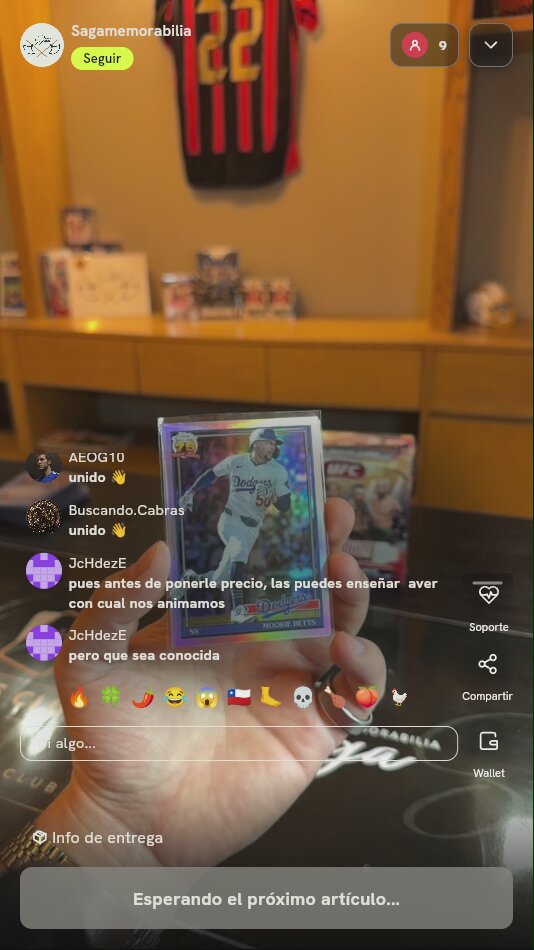 Carta Mookie Betts Topps Chrome 75 Aniversario