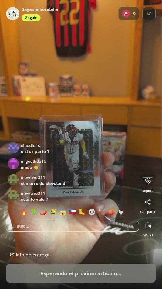 Carta Ronald Acuña Jr. Topps Chrome Titans