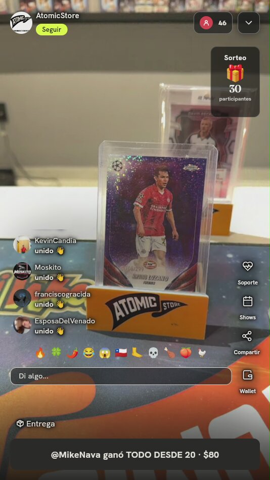 Topps Chrome Hirving Lozano /299