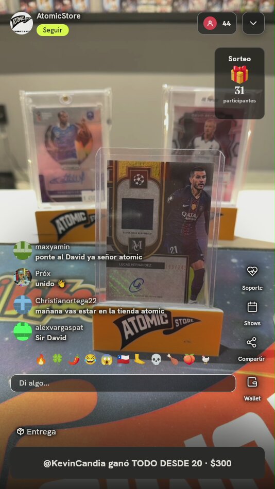 Carta Topps Museum Collection Lucas Hernandez Auto Patch