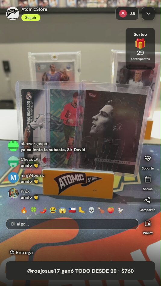 Lote Cartas Cristiano Ronaldo Topps