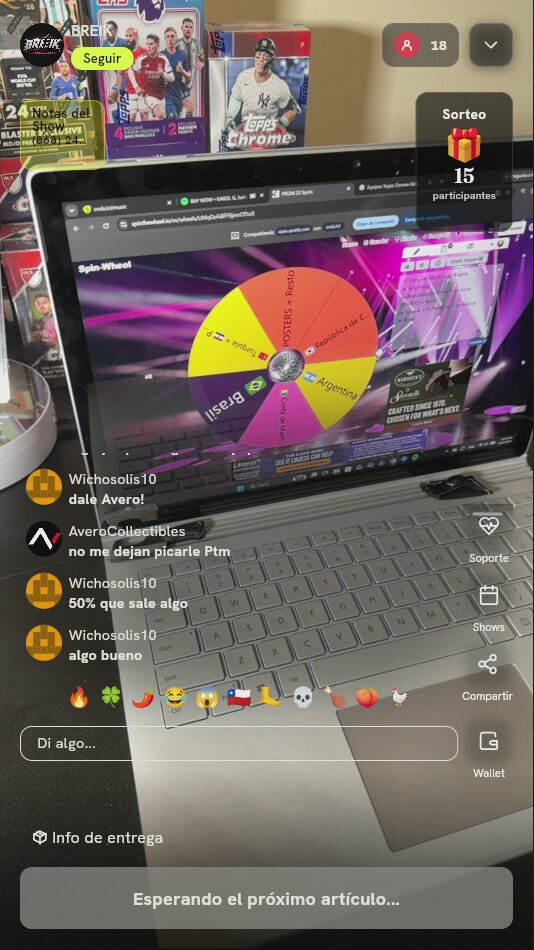 Spot de ruleta para break deportivo