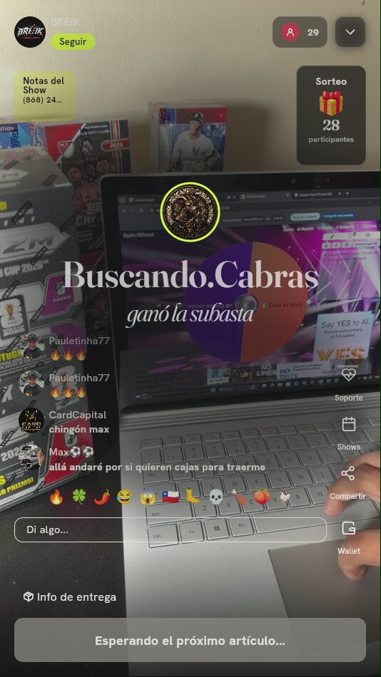 Lugar en Ruleta Prizm World Cup