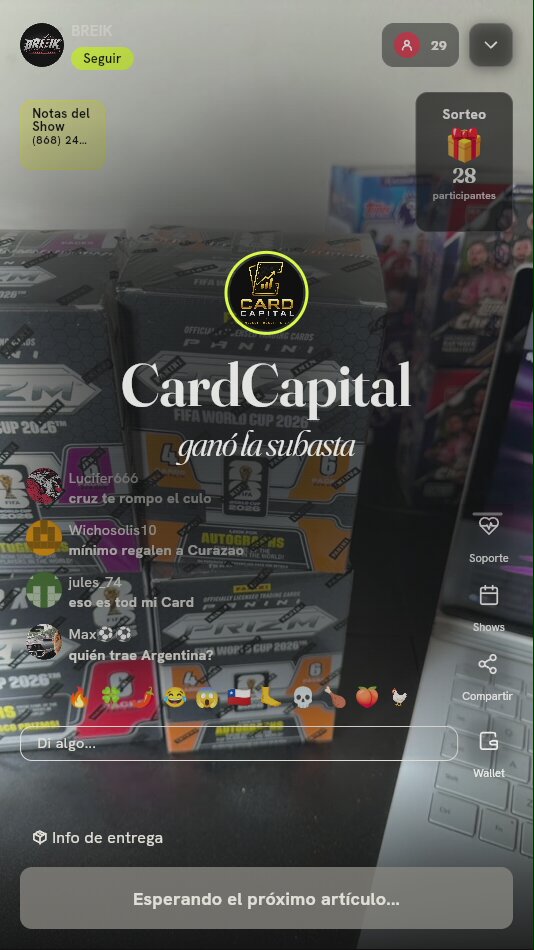 Caja Panini Prizm World Cup 2026